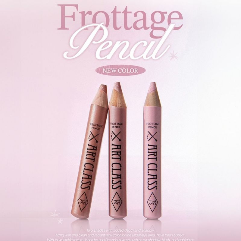 สีใหม่16,17,18 /พร้อมส่ง บางสี แถมกบเหลาเมื่อซื้อ 2แท่ง Too cool for school Artclass Frottage pencil
