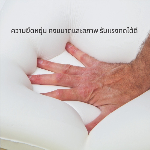 ใยสังเคราะห์ ใยหมอน ใยโพลีเอสเตอร์100% ไส้หมอน ปลอดภัยไม่ฟุ้งกระจาย - รูปที่ 2