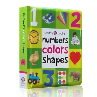 First 100 Words / Animals / Colors Shape / Trucks English Words Picture Book for Kids Educational Board Book