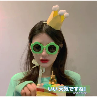 [พร้อมส่ง🇹🇭] แว่นตาดอกเดซี่ Daisy Party sunglasses (สำหรับผู้ใหญ่)