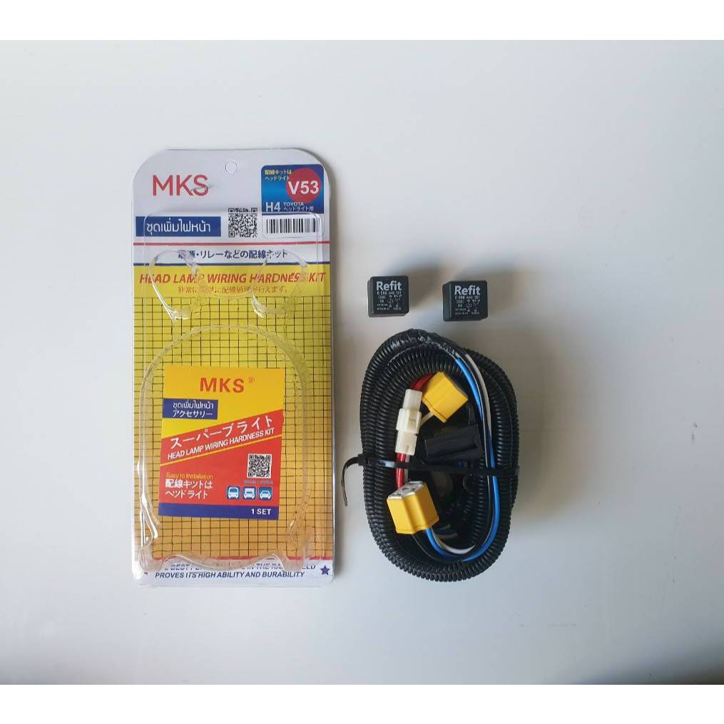 ชุดเพิ่มไฟหน้า  รุ่น H4  TOYOTA (V53) ทุกรุ่น ไต้หวัน ชุดละ 255 บาท