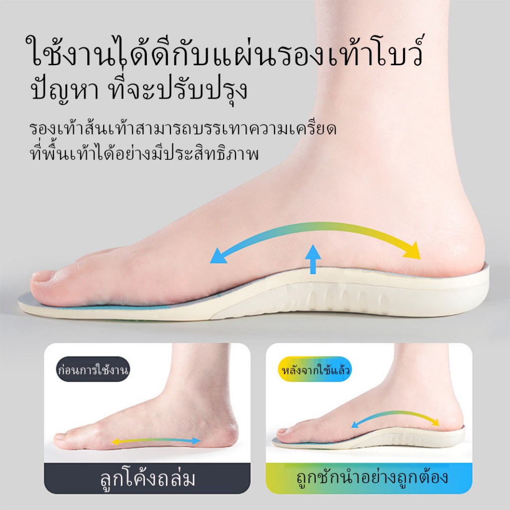 1 คู่ Plantar Fasciitis แผ่นเจลรองฝ่าเท้า ใส่สบาย เหมาะกับการวิ่ง เล่นกีฬา สําหรับผู้หญิงและผู้ชาย