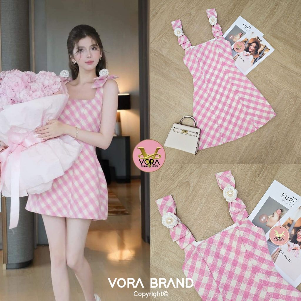 Vora(วอร่า) Dress สายเดี่ยวตัวสั้น