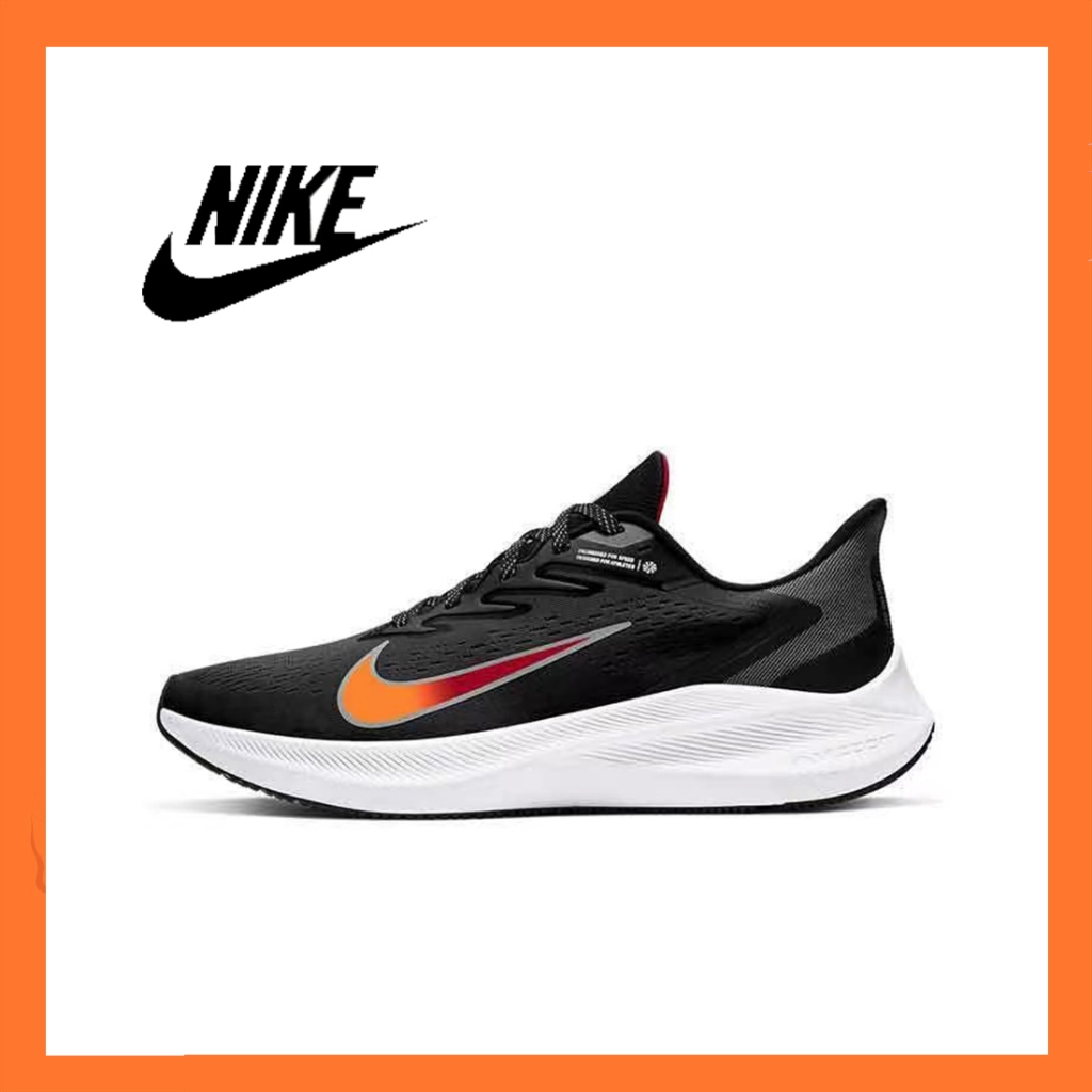 โปรโมชั่นในราคาต่ำ Nike Air Zoom Winflo7 รองเท้าผ้าใบ ใส่ได้ทั้งผู้หญิง&ผู้ช้าย