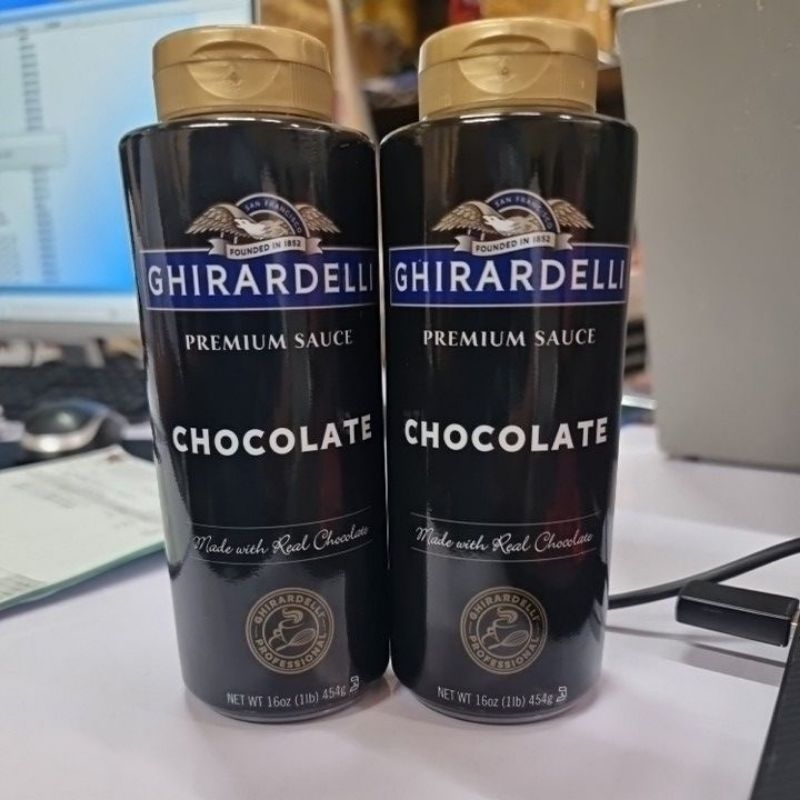 Ghirardelli Sauce Chocolate กิลาเดลรี่​ ซอส​ช็อกโกแลต​(ผลิตภัณฑ์แต่งหน้าขนม)​