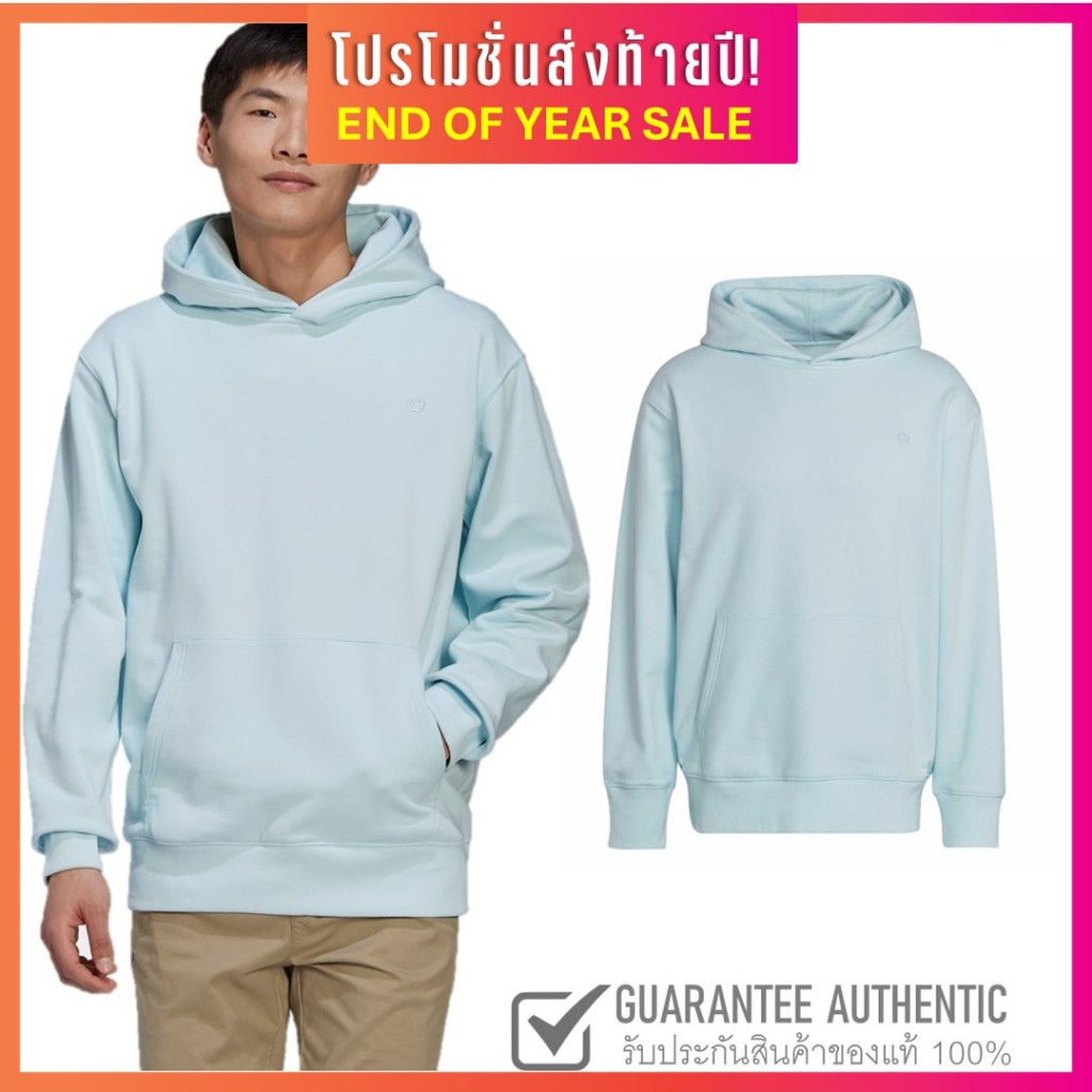 ADIDAS ADICOLOR CONTEMPO FRENCH TERRY HOODIE HK2941 เสื้อฮู้ดผู้ชายและผู้หญิง