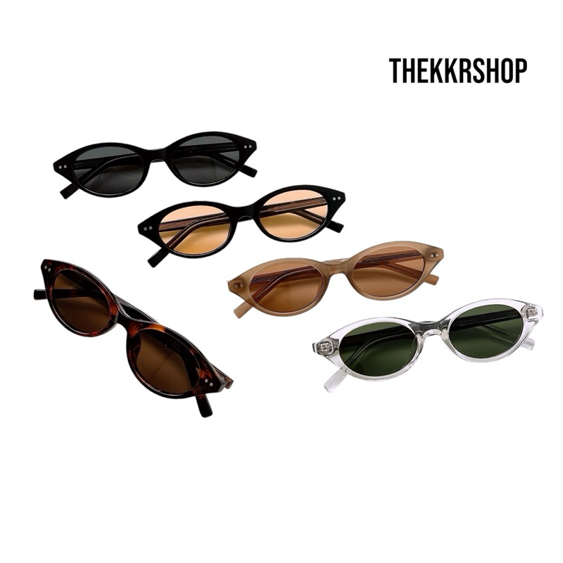 Sunglasses แว่นกันแดด เรโทร S5664 ใส่ได้ทุกโอกาส วัสดุดีใช้งานระยะยาว คุ้มมาก เปลี่ยนเลนส์ได้
