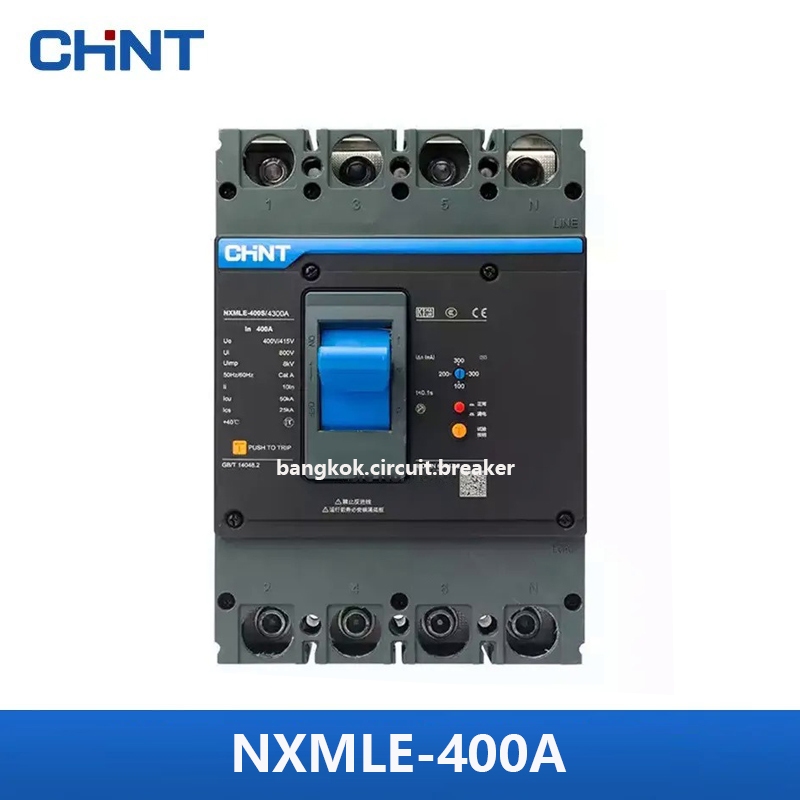 CHINT ELCB RCBO 63A-630A ป้องกันการรั่วไหล Ircuit Breaker NXMLE Series NSX100 NSX100N NSX160 NSX160N