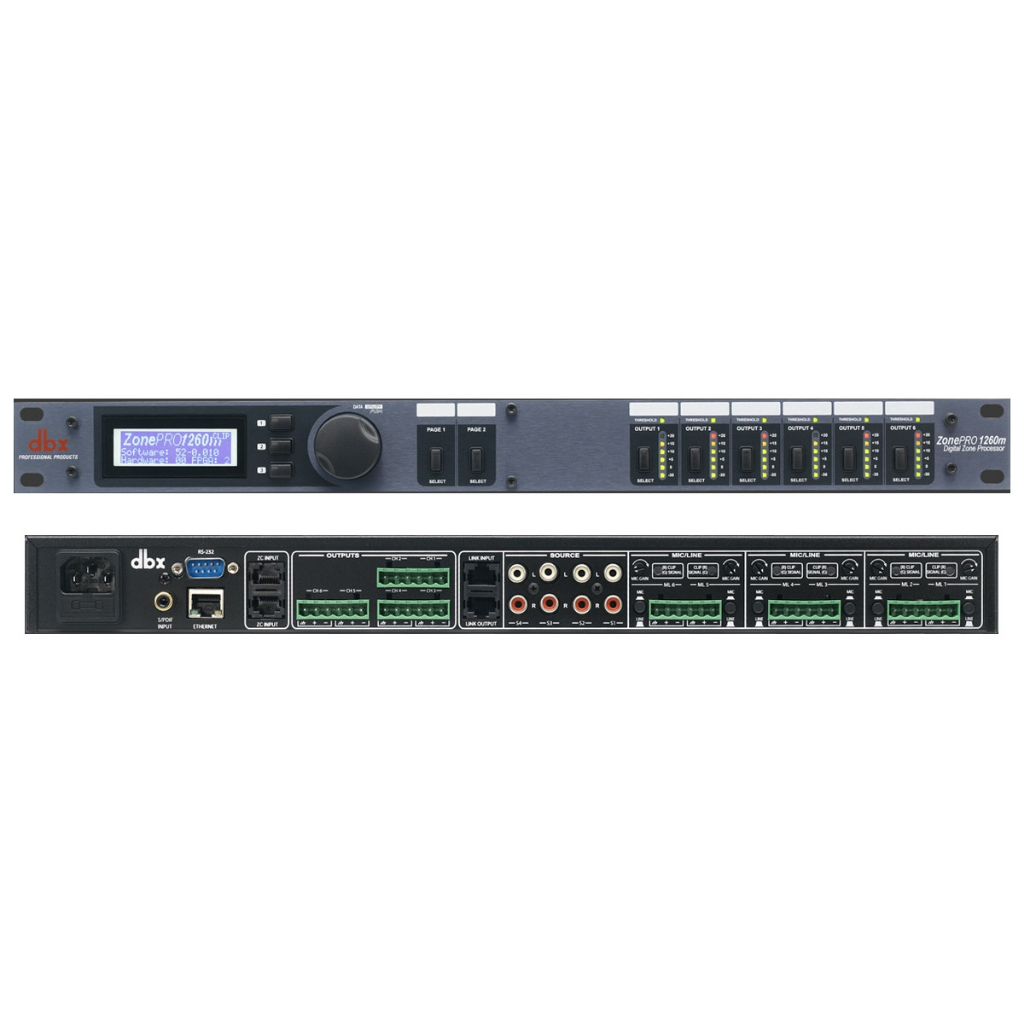 DBX 1260V-EU 12x6 Digital  Zone Processor