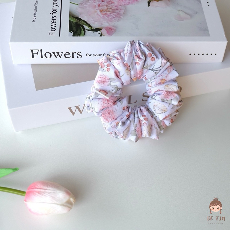 ยางรัดผม •BK-TIN HANDMADE• Graden Rose