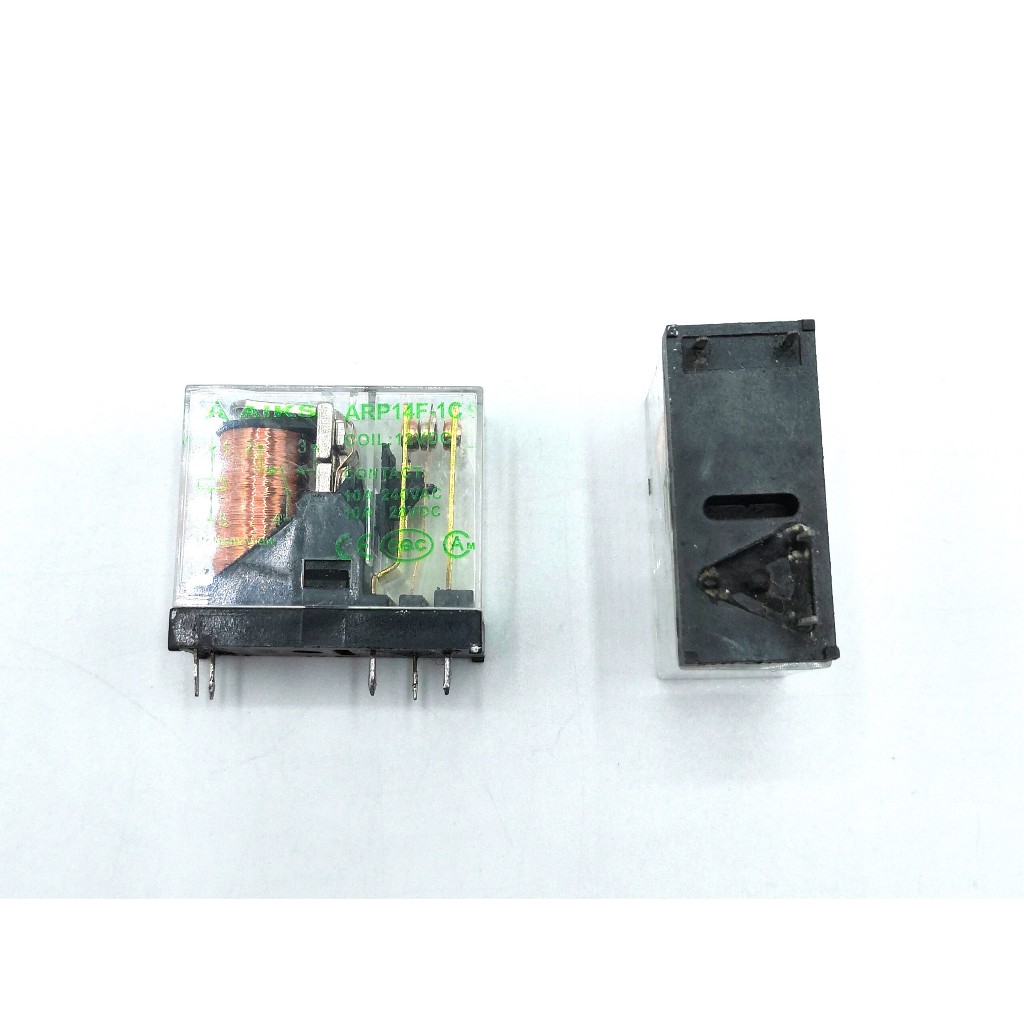รีเลย์ (AIKS)  ARP14F-1C 12VDC 5P, ARP14F-1C-24VDC 5P,ARP14F-2C-9VDC 8P,ARP14F-2C 12VDC 8P,  ARP14F-