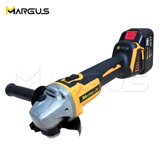 MARGUS เครื่องเจียร์ไร้สาย + สว่านแบตไร้สาย กระแทก +บล็อกแบตไร้สาย แบตเตอรี่ 2 ก้อน [ แบต 10 CELL เต็ม ] พร้อมแท่นชาร์จ