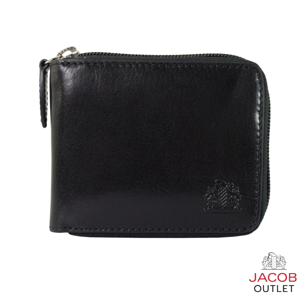 JACOB กระเป๋าสตางค์ชายพร้อมช่องใส่รูปภาพและช่องเก็บเหรียญ - รุ่น PAKI 22505