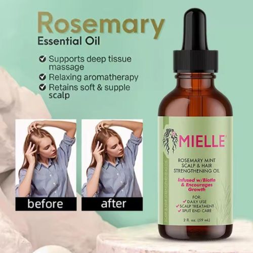 Organics Rosemary Mint Scalp & Hair Strengthening Oil น้ำมันบำรุงผม