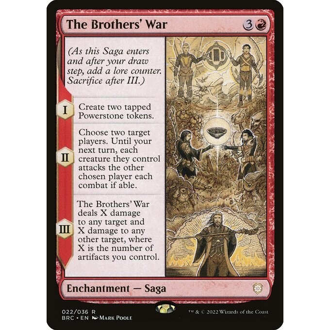 [The Brothers' War Commander] - [BRC] - (R) -[The Brothers' War] -  [2022]