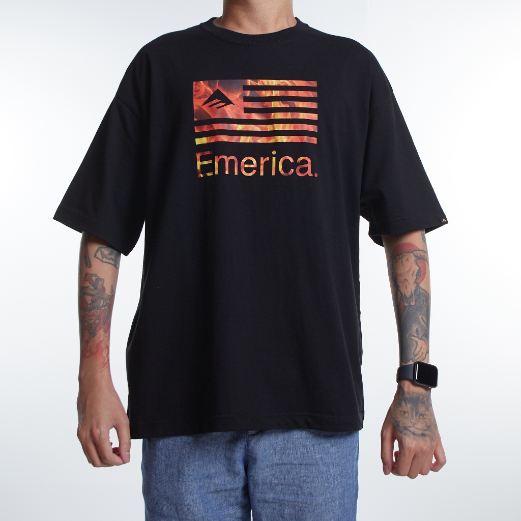 EMERICA เสื้อยืด PURE FLAG SS TEES