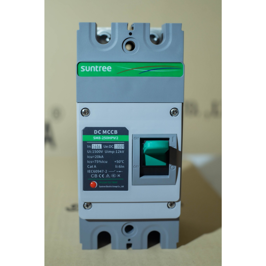 Brand Suntree DC MCCB SM8-160,250,320HPV 2P 1000V (Battery Breaker) (No Box)
