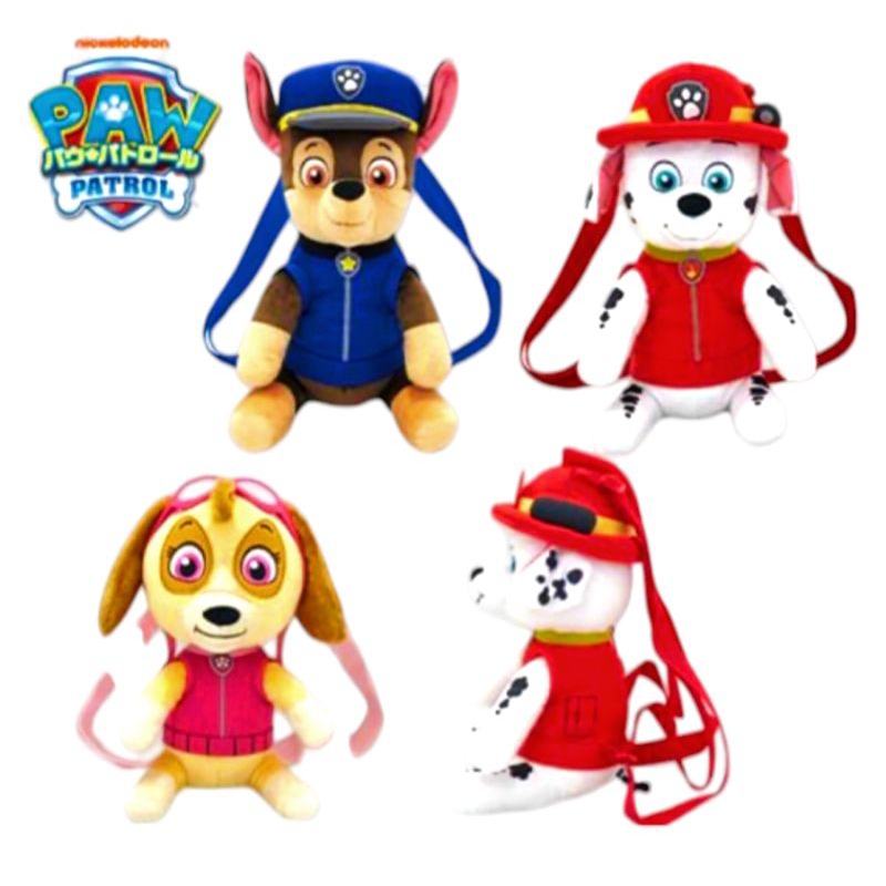 Paw Patrol Plush Chase กระเป๋าเป้ Paw Patrol Chase กระเป๋าเป้🇯🇵ของแท้