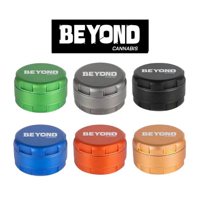 BEYOND Cannabis Mill Grinder 57mmx45mm Toothless Grinder ไกรน์เดอร์สมุนไพร เหมือน Flowermill