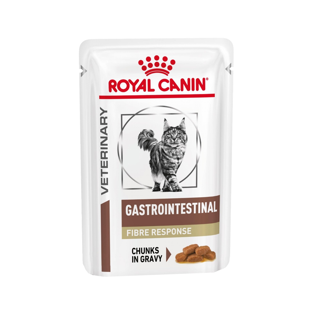 Royal Canin Gastrointestinal Fibre บรรจุ 85 กรัม อาหารเปียก สำหรับแมวท้องผูก Fiber