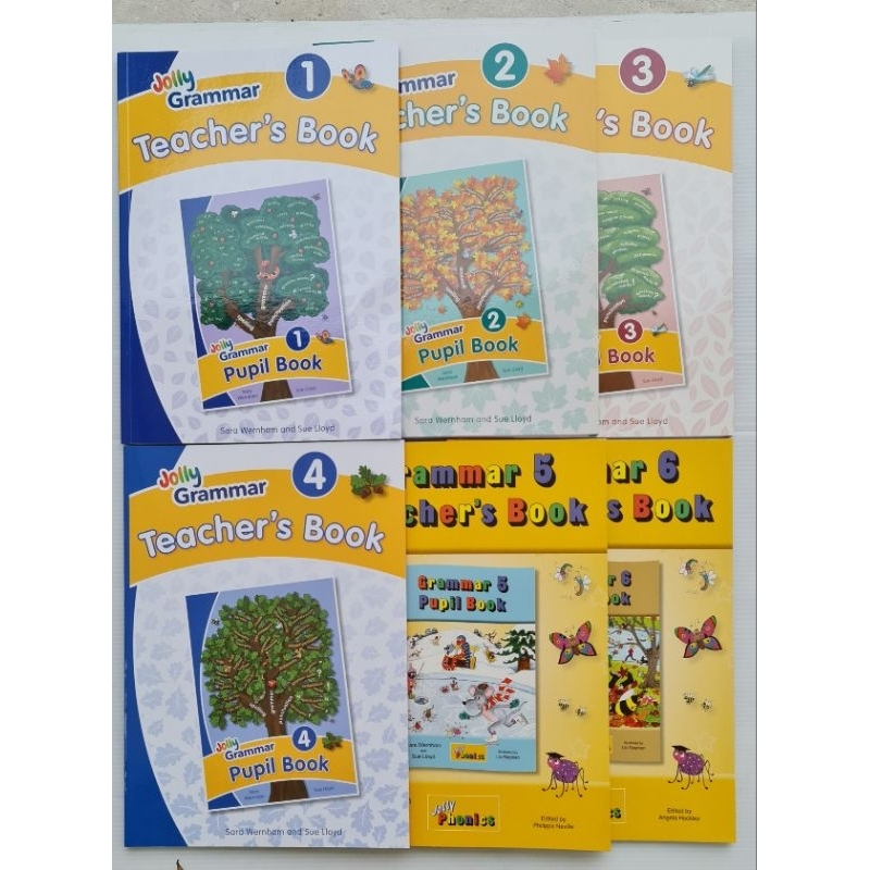 Jolly Phonics Teacher's book or Jolly Grammar Teacher's book 1-6