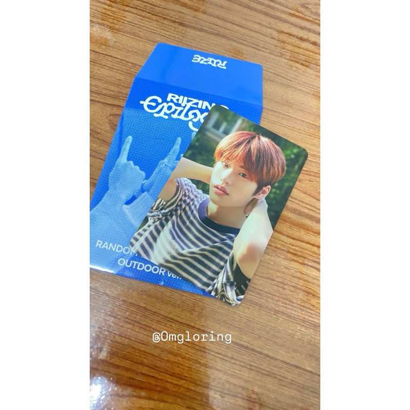 Riize Sohee trading card outdoor ver.
