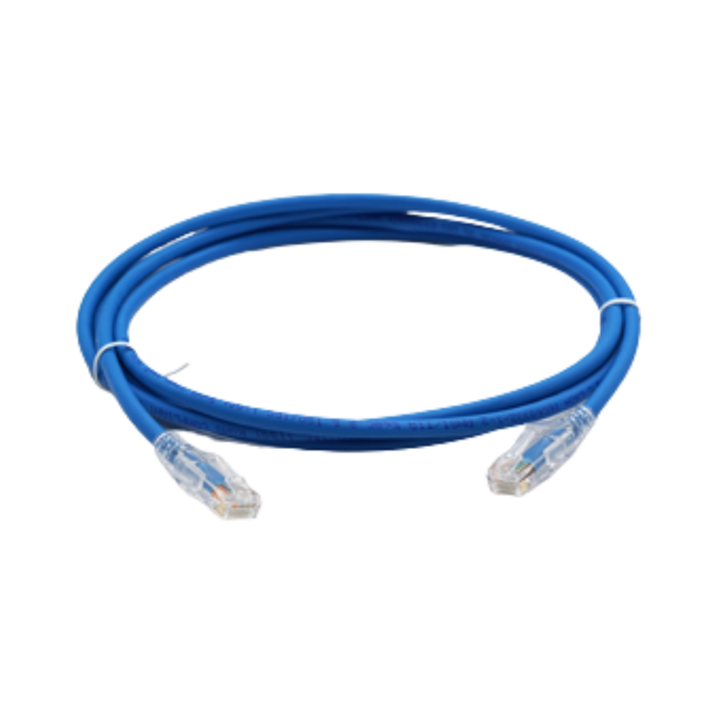 LINK US-5101LZ-4 BLUE 1M. CAT 6 RJ45 PATCH CORD LSZH LAN CABLE สายแลน Patch Cord สีฟ้า ประกัน 30 ปี By Vnix Group