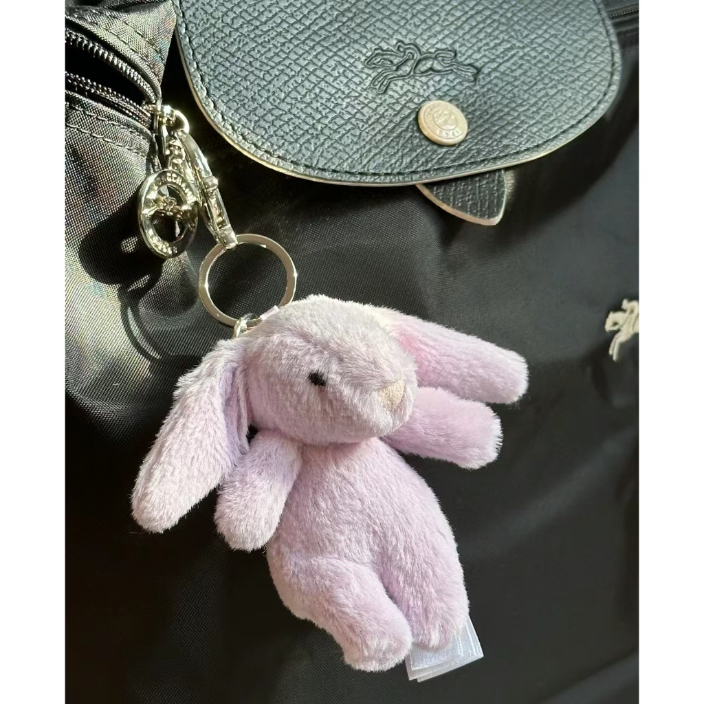 Jellycat 【ตัวแทนซื้อ】Rabbit พวงกุญแจกระต่ายขาว ห้อยกระเป๋า