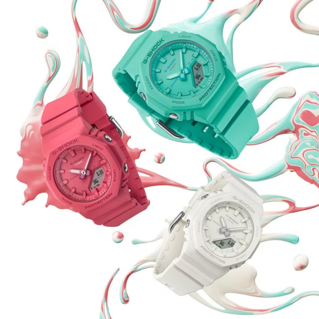 CASIO G-SHOCK มินิขนาดเล็กสุดของผู้หญิง GMA-P2100-7ADR ของแท้ ประกัน CMG