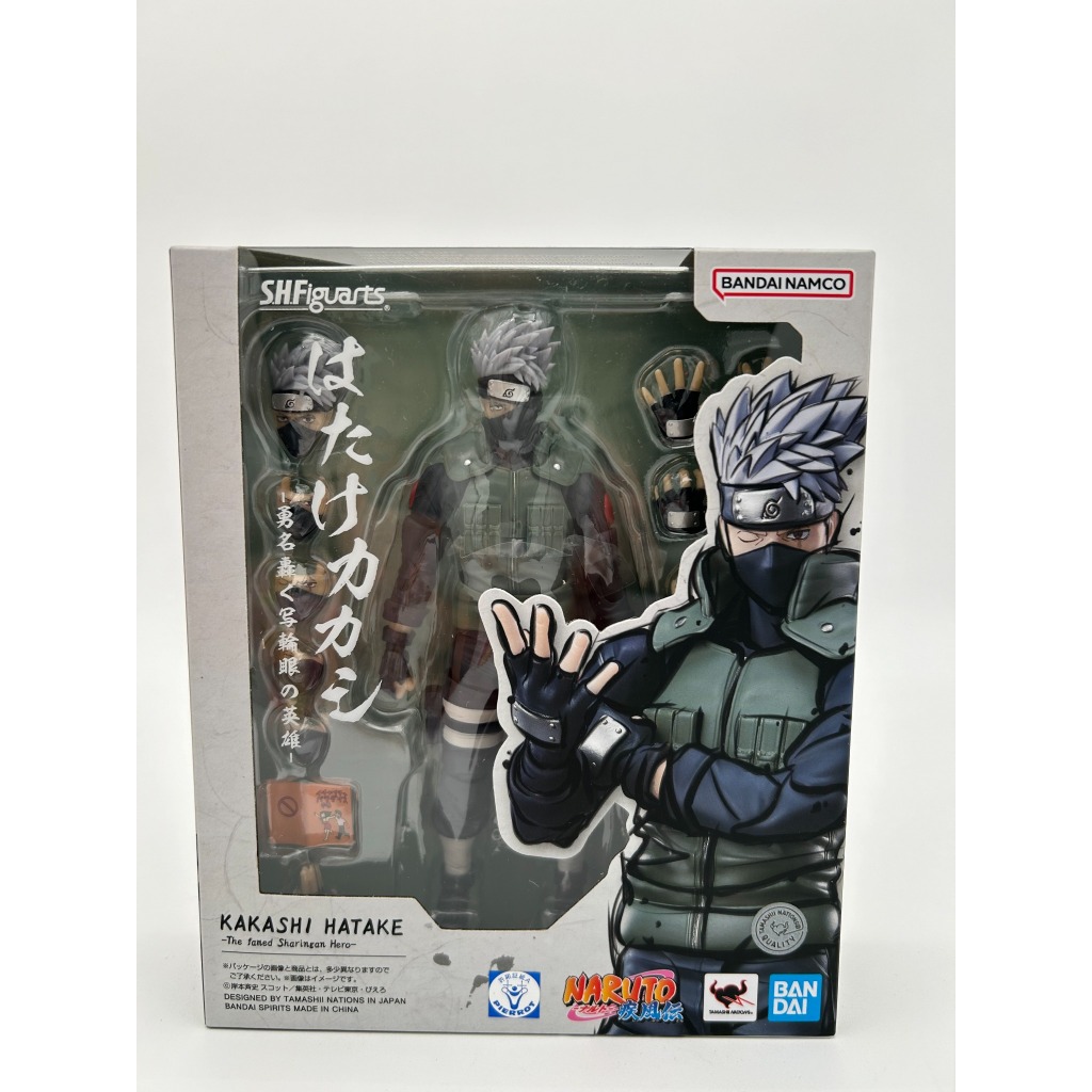 TAMASHII NATIONS S.H.Figuarts NARUTO Shippuden Kakashi Hatake - ฮีโร่แห่งเนตรวงแหวน - ประมาณ 160 มม