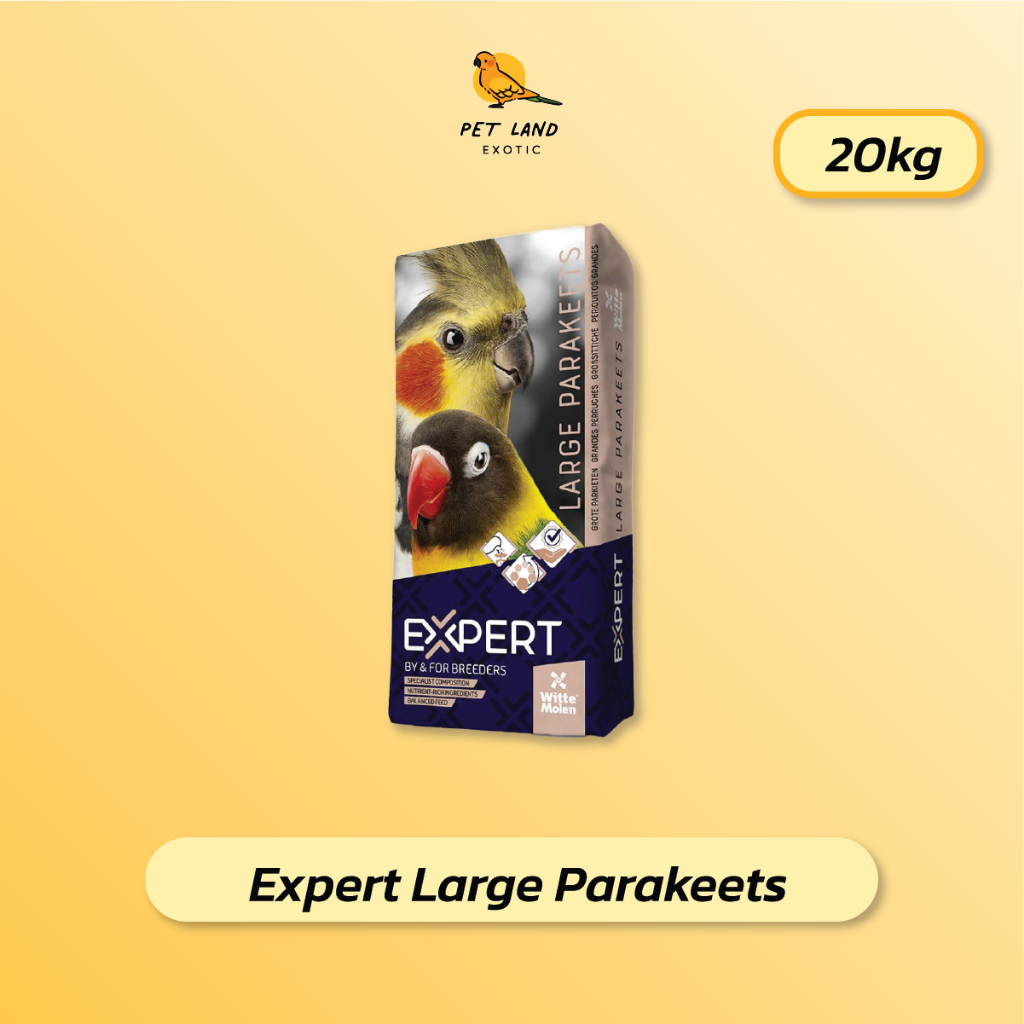 อาหารนก Expert ธัญพืช 13 ชนิด สำหรับ Large Parakeet 20kg