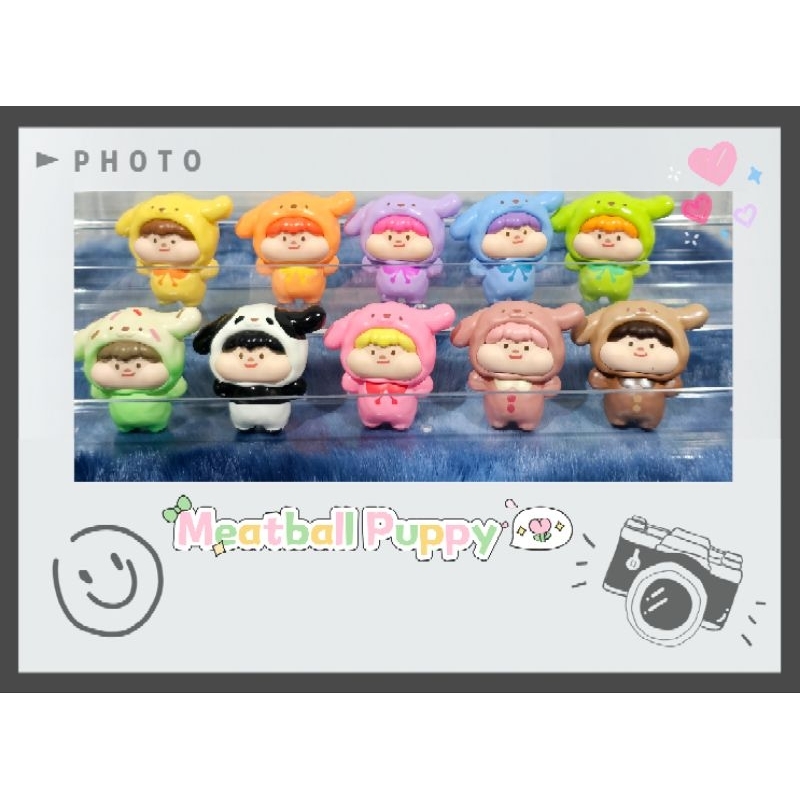 [เลือกตัว] Meatball Marshmallow Puppy POP BEAN Series