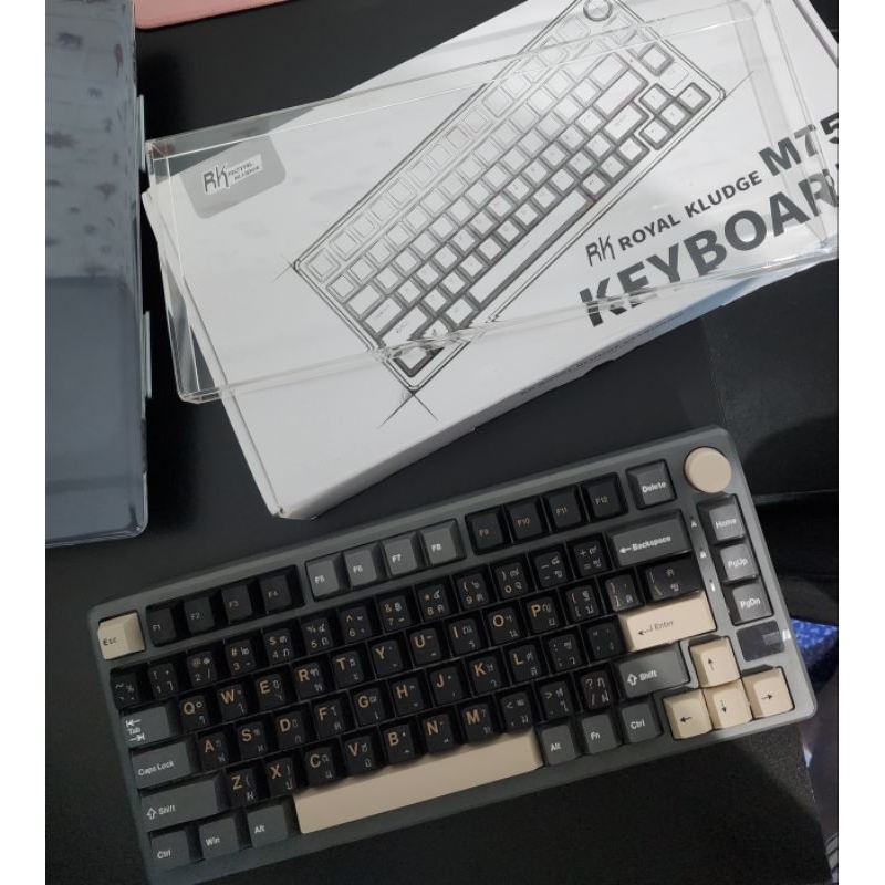 คีย์บอร์ดMachanical Royal Kludge RK M75 สภาพดีมาก