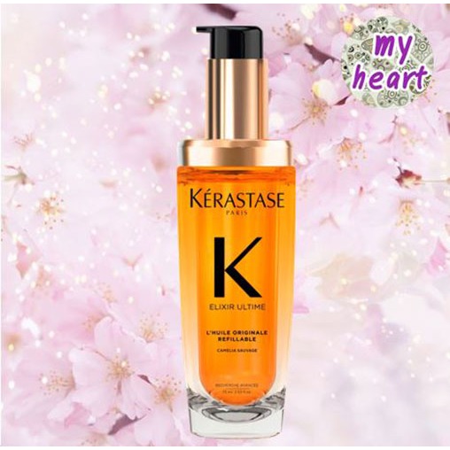 Kerastase Elixir Ultime Originale Versatile Beautifying Oil 75 ml ออยล์บำรุงเส้นผม อาหารผม ผมแห้งให้เงางาม
