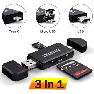 SD Card Reader USB 2.0 OTG Micro USB Type C Card Reader Lector SD Card ReaderสำหรับMicro SD TF USB Type-C OTG Cardreader