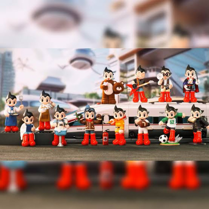 โมเดล Astro boy Popmart ของแท้ [พร้อมส่ง] ระบุตัว เช็ดการ์ด ไม่แกะตัว