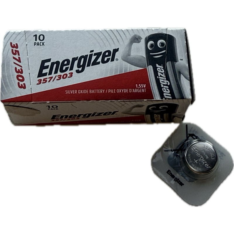ถ่านEnergizer 357/303-SR44W/SR44SW 1.55V กล่อง10ก้อน