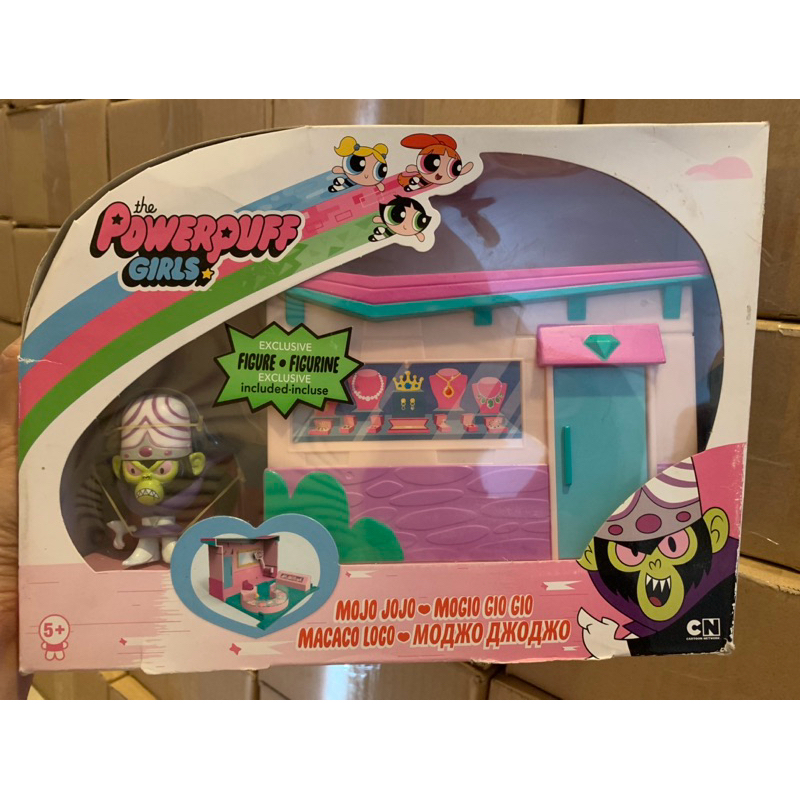 PowerPuff Girls - MOJO JOJO เซตตัวเล่นพร้อมฉาก กล่องใหญ่ ของแท้ สินค้าสต๊อก ของใหม่