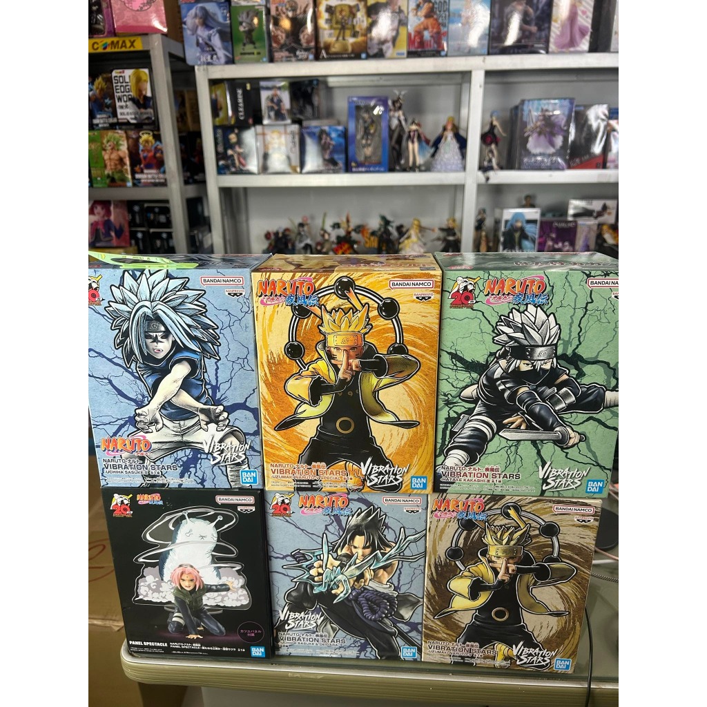 พร้อมส่ง/รวมโมเดลNaruto มือ1 ฟิกเกอร์แท้จากญี่ปุ่น/NARUTO Shippuden VIBRATION STARS
