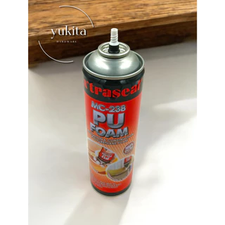 PU Foam รุ่นพรีเมียม ขยายตัว35เท่า พียูโฟม ซ่อมหลังคา พื้น ผนัง ขอบวงกบ อุดรอยรั่ว สเปรย์โฟม