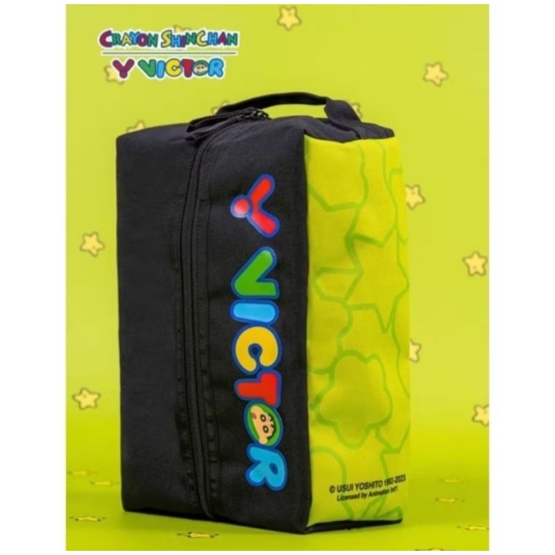 (พร้อมส่ง) กระเป๋ารองเท้า VICTOR x SHIN CHAN สินค้ารับประกันของแท้ %