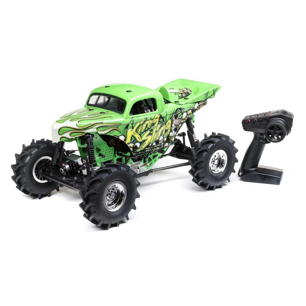 Losi LMT King Sling RTR 1/10 4WD Solid Axle Mega Truck w/DX3 2.4GHz Radio LOS04024T1 LOS04024T2