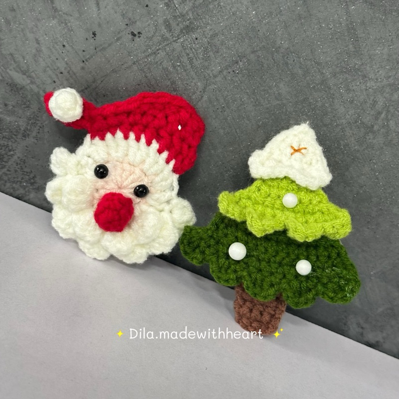 Christmas กิ๊ฟติดผมซานต้า ต้นคริสต์มาส