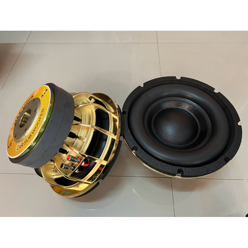 10นิ้ว​ลำโพง​เบส​โม​ แม่เหล็ก​180​หนา​20​ 2​ก้อน​ว​อย​3​นิ้ว​ คู่ละ 2185บาท​
