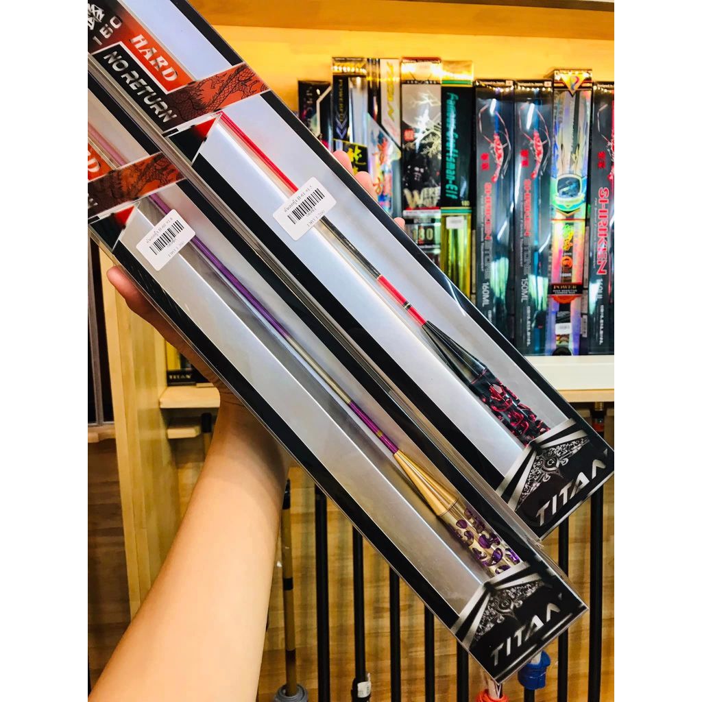คันเบ็ดตกกุ้ง🔥ใหม่ล่าสุด คันกุ้ง Titan 🔥 คันตกกุ้ง TITAN   H-60H (สีทอง-ม่วง) H-61  (สีดำแ-ดง)