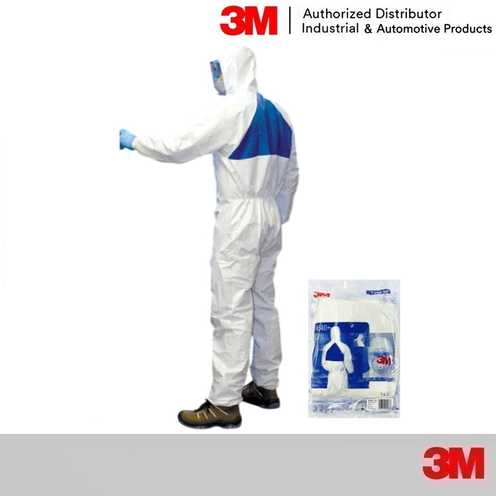 3M 4540+ ชุดป้องกันสารเคมีและฝุ่นละออง พร้อมช่องระบายอากาศ (1ชุด)