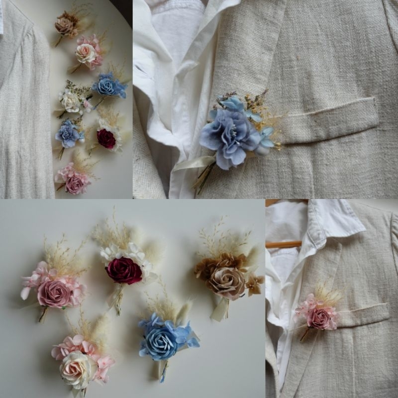 Memoryofflower•เข็มกลัดติดอก•Bunnyrose