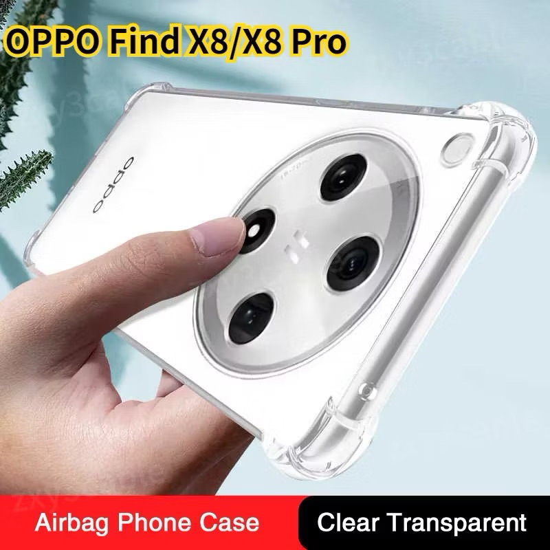 [ส่งจากไทย] เคสใสกันกระแทก สำหรับรุ่น Oppo Find X8 5G X8pro 5G