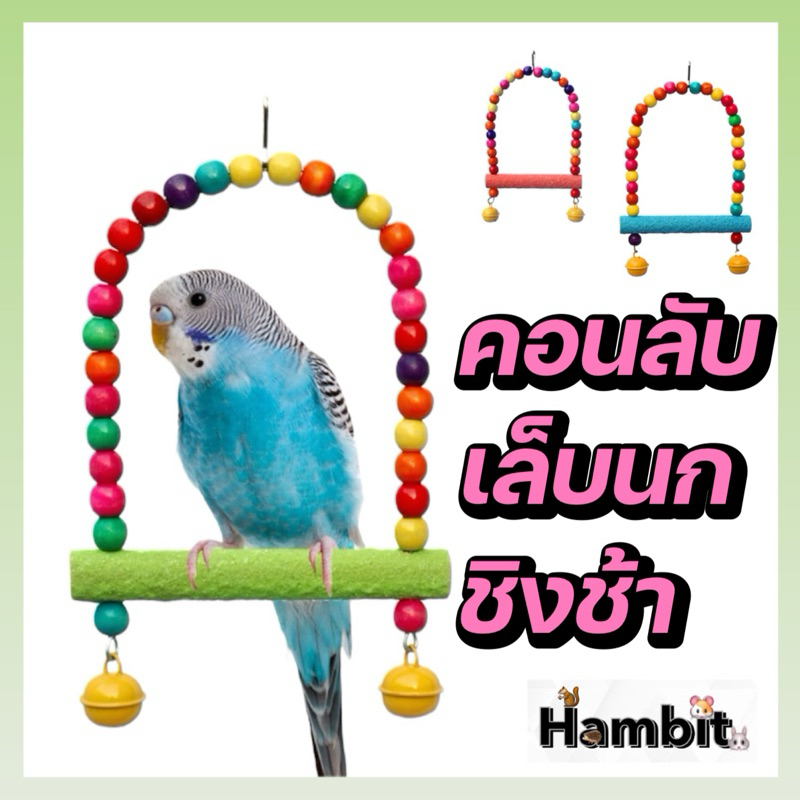 Hambit. คอนลับเล็บนก ชิงช้านก ของเล่นราคาถูก