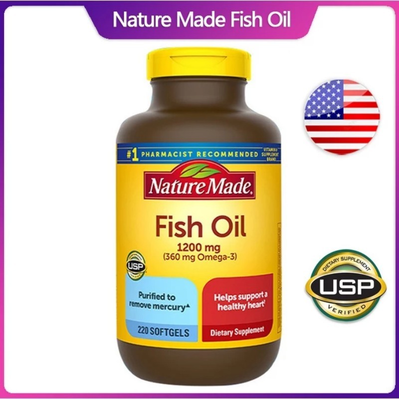 Nature Made Fish Oil 1200 mg 220 Softgels
